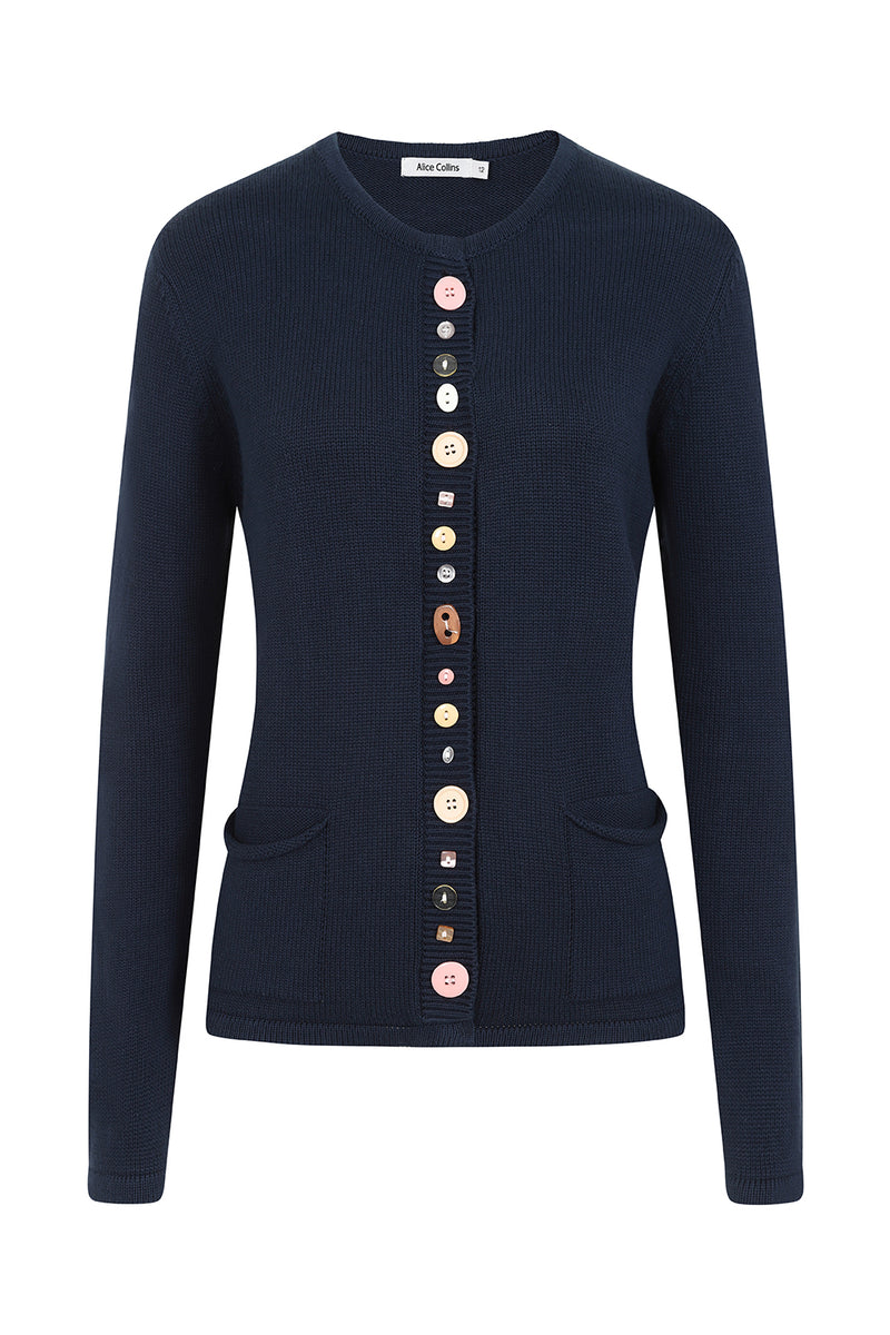 Multi Button Cardigan – Alice Collins