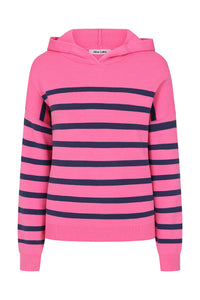 Padstow Stripe Hooded Pullover